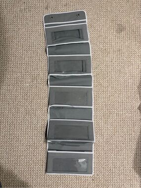 Gray 6-Pocket Hanging Organizer